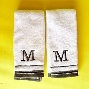 Monogrammed Hand Towels